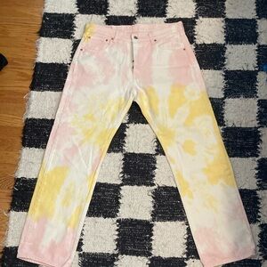 Men’s Levi's Tie-Dye 501 ‘93 Straight Leg Jean | Button Fly | Size 32W x 30L